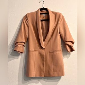 Pink / tan asos petite suit sz 00